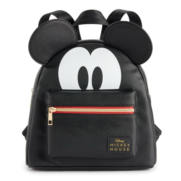 Disney Handbags - Disney's Mickey Mouse Mini Backpack with 3D Ears and Logo